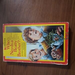 Who Needs a Bratty Brother? Linda Gondosch A Minstrel Book 1987 Vtg (B-N)